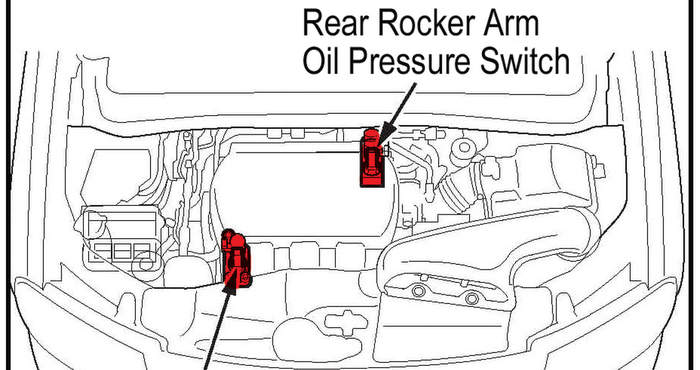 Honda pilot oil pressure sensor #2