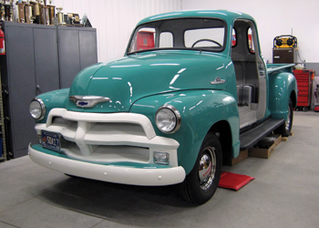 the hood-to-fender fit became a real problem because panel fit wasn’t a high priority on trucks designed to work on farms, ranches and other commercial applications.