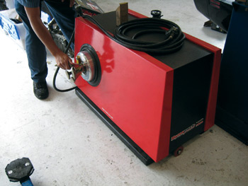 Photo 13: This mobile dyno is a hit at local car shows; the design attaches directly to the drive hubs.