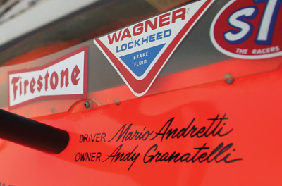 andy granatelli sold a lot of stp after their 1969 win. wagner lockheed was a constant presence at the speedway due to its work with aircraft brakes.  