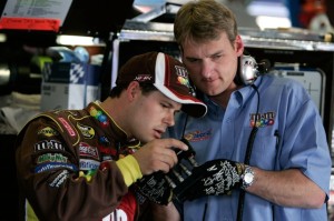 doug yates (right) was one of the top engine builders in the nascar garage before making the move to start roush yates engines and later become its ceo.