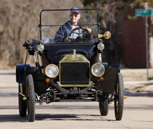 Herman Campbell has been a Model T Ford rebuilder for decades. (Photo by Jim Beckel, The Oklahoman)